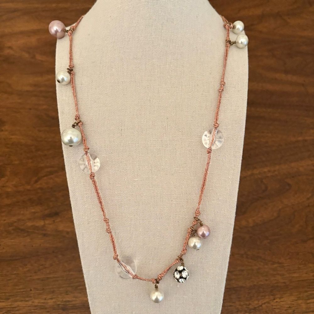 J.Crew | Rose Gold Bauble Necklace | 32” Length